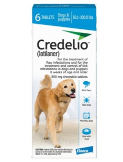 Credelio 900 mg žuvacie tablety pre psy (>22-45 kg) 3 tbl.