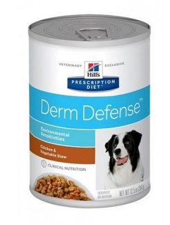 HILLS Diet Canine Stew Derm Defense Chicken & Vegetable konzerva 354 g