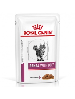 Royal Canin Vet Diet Wet Cat Renal Beef 12 x 85 g