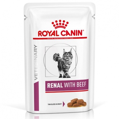 Royal Canin Vet Diet Wet Cat Renal Beef 12 x 85 g