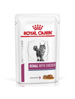 Royal Canin Vet Diet Wet Cat Renal Chicken 12 x 85 g