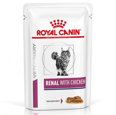 Royal Canin Vet Diet Wet Cat Renal Chicken 12 x 85 g