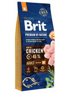 Brit Premium by Nature dog Adult M