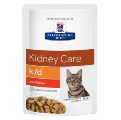 HILLS Diet Feline k/d KAP chicken 12x85 g