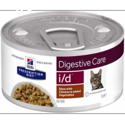 HILLS Diet Feline Stew i/d with Chicken, Rice & Vegetables konzerva 82 g