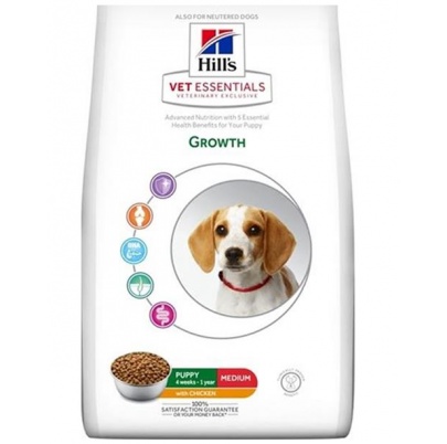 HILLS VE Canine Puppy Growth Medium Chicken 2 kg 