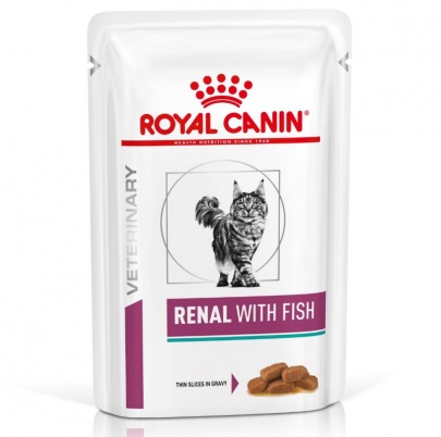 Royal Canin Vet Diet Wet Cat Renal with Fish 12 x 85 g