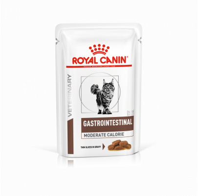 Royal Canin Cat Gastrointestinal Moderate Calorie kapsičky 12x85g (exp. 23.03.2026) posledné balenie