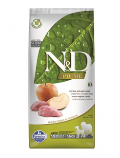 Farmina N&D dog PRIME (GF) adult medium & maxi, boar & apple