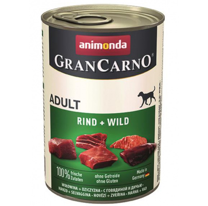 Animonda GRANCARNO® dog adult hovädzie a divina