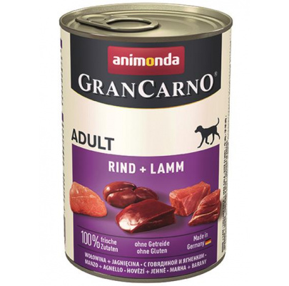 Animonda GRANCARNO® dog adult hovädzie a jahňa 