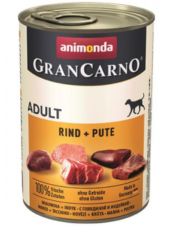 Animonda GRANCARNO® dog adult hovädzie a morka