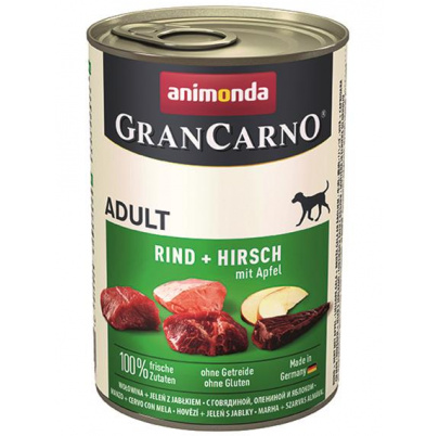 Animonda GRANCARNO® dog adult hovädzie, jeleň, jablko 