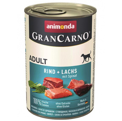 Animonda GRANCARNO® dog adult hovädzie,losos,špenát