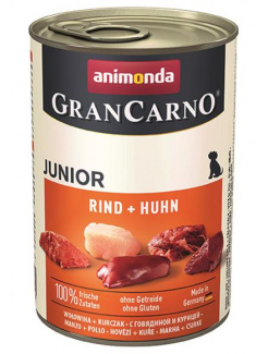 Animonda GRANCARNO® dog junior hovädzie a kura 