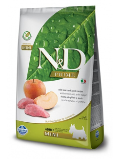 Farmina N&D dog PRIME (GF) adult mini, boar & apple