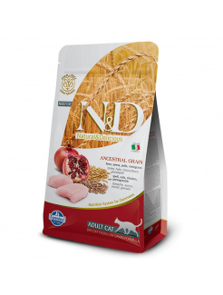 Farmina N&D cat LG adult, chicken, spelt, oats & pomegranate