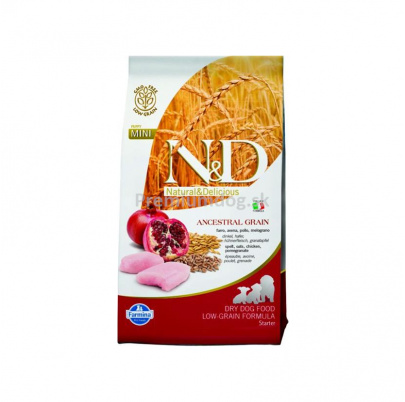 Farmina N&D dog LG puppy starter, chicken, spelt, oats & pomegrante 0,8 kg