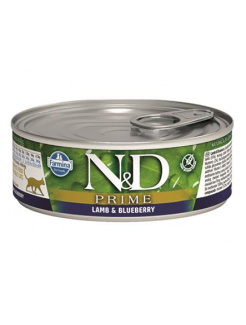 Farmina N&D cat PRIME lamb & blueberry konzerva 80 g