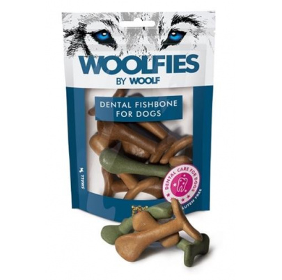 Pamlsok Woolfies Dental Fishbone S 200g