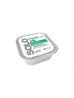 SOLO Coniglio 100% (králik) vanička 300g