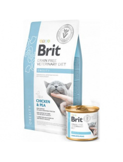 Brit Veterinary Diets GF cat Obesity 2 kg