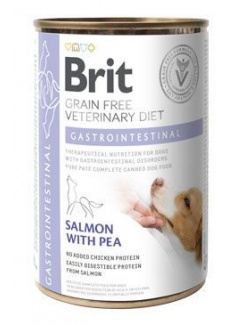 Brit Veterinary Diets GF dog Gastrointestinal 400 g konzerva