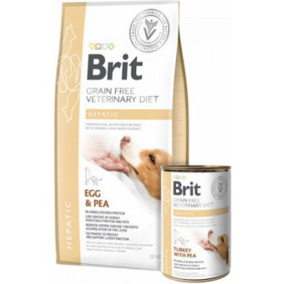 Brit Veterinary Diets GF dog Hepatic 
