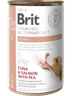 Brit Veterinary Diets GF dog Renal 400 g konzerva