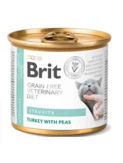 Brit Veterinary Diets GF cat Struvite 200 g konzerva