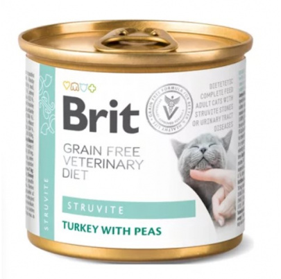 Brit Veterinary Diets GF cat Struvite 200 g konzerva