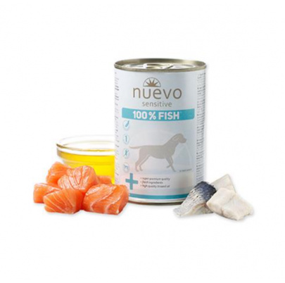 NUEVO dog Sensitive 100% Fish 6x375 g 