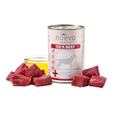 NUEVO dog Sensitive 100% Beef 6x400g