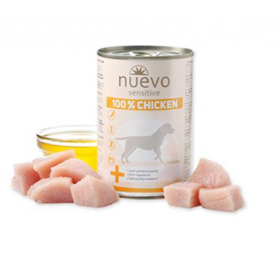 NUEVO dog Sensitive 100% Chicken 6x400 g 