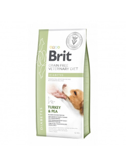 Brit Veterinary Diets GF dog Diabetes 12 kg