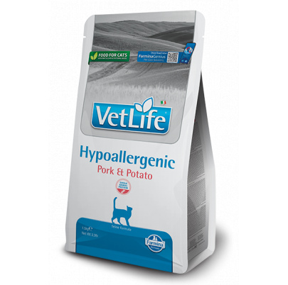 Farmina Vet Life cat hypoallergenic, pork & potato 1,5 kg