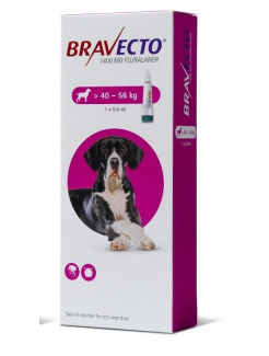 Bravecto Dog XL 1400 mg spot-on roztok pre veľmi veľké psy ( od 40 do 56 kg ) 1 x 5 ml 