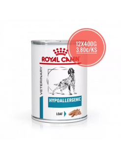 Royal Canin  Dog Hypoallergenic konzerva 400 g