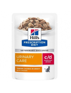 HILLS Diet Feline c/d Urinary Stress Chicken KAPSIČKA 12x85 g