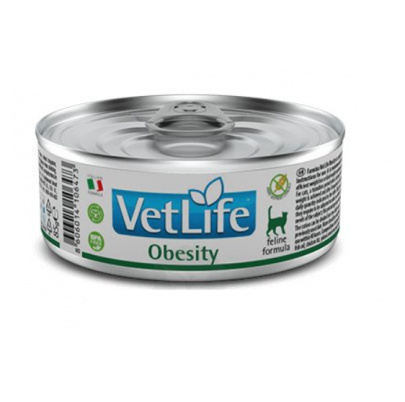 Farmina Vet Life cat obesity konzerva 85 g (POSLEDNÝCH 8 KUSOV)