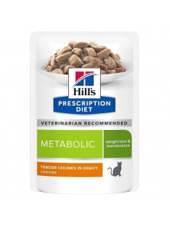 HILLS Diet Feline Metabolic KAPSIČKA 12 x 85 g (posledné balenie) 3/2026