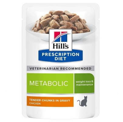 HILLS Diet Feline Metabolic KAPSIČKA 12 x 85 g (posledné balenie)
