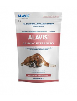 ALAVIS Calming Extra silný pre psov 96 g/30 žuvacích tabliet