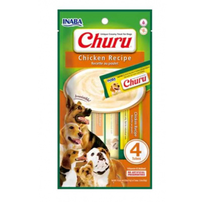 Pamlsok Inaba Churu Pyré dog Kura 12 x 4 tuby 672 g