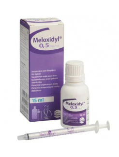 Meloxidyl 0,5 mg/ml per.susp. pre mačky 15 ml