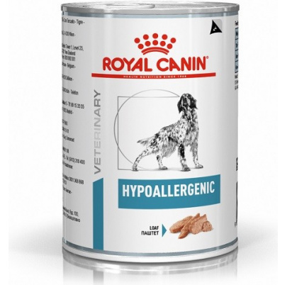 Royal Canin  Dog Hypoallergenic konzerva 12x400 g