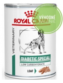 Royal Canin Dog Diabetic Special konzerva 12x410 g posledné balenie