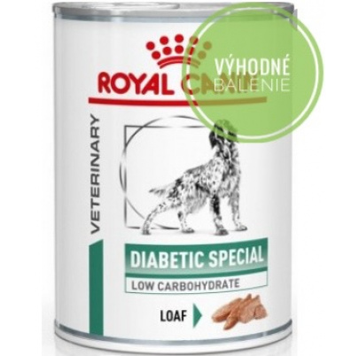 Royal Canin Dog Diabetic Special konzerva 12x410 g posledné balenie
