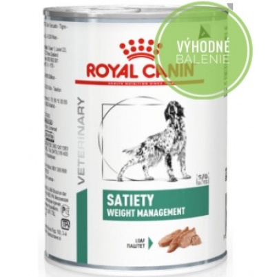 Royal Canin Dog Satiety Weight Management konzerva 12x410g