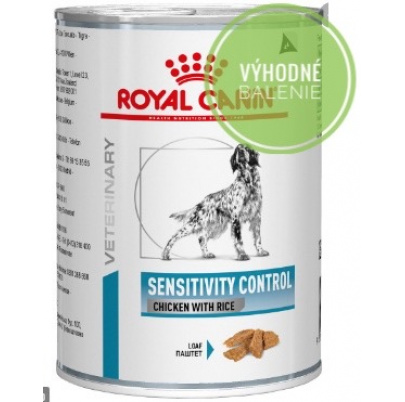 Royal Canin Dog Sensitivity Control CHICKEN konzerva 12x420 g 